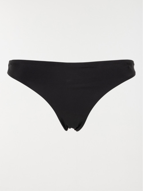Tanga de bain noir femme