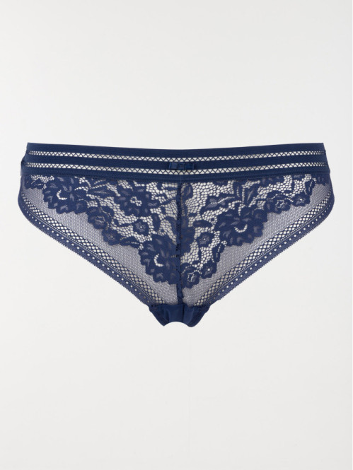 Nuisette coloris bleu profond femme