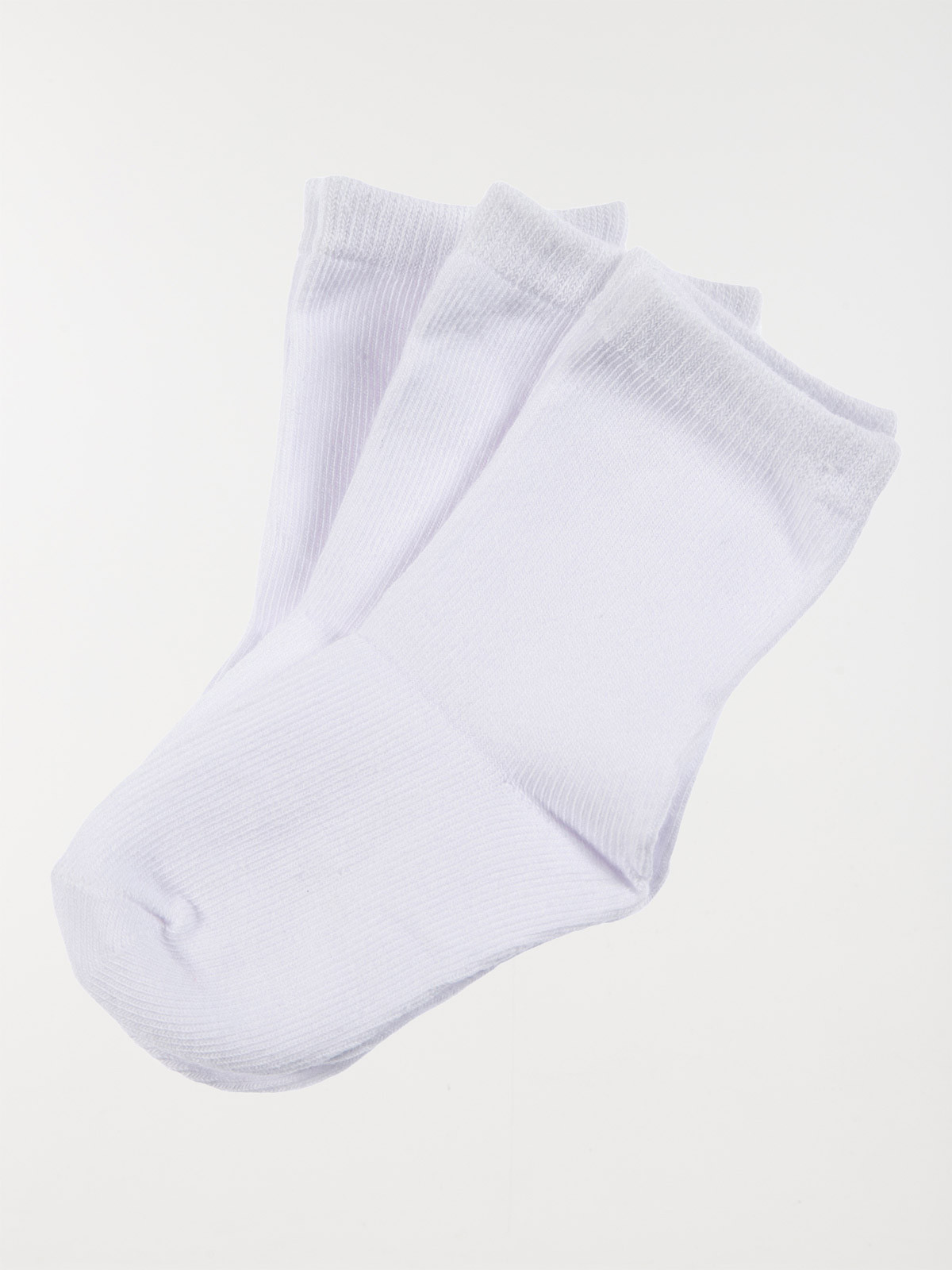Lot 3 paires chaussettes blanches fille