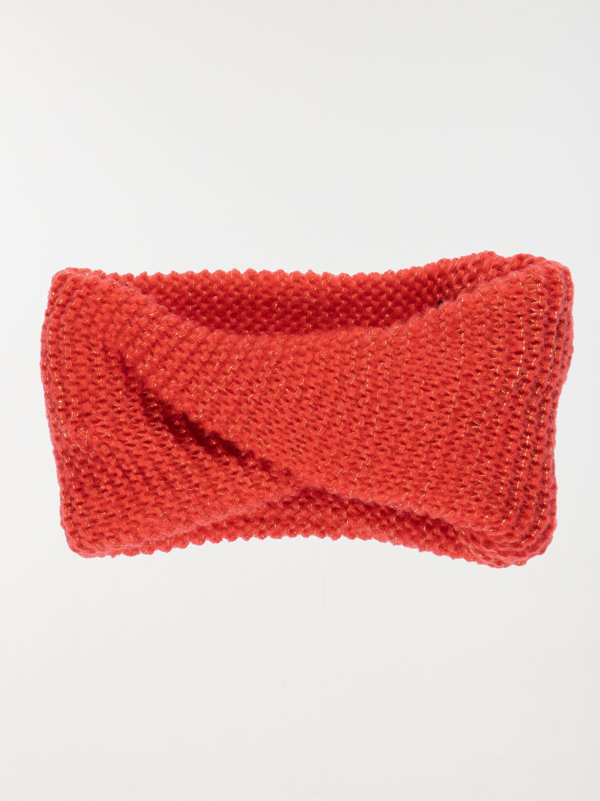 Snood croisée framboise bébé fille