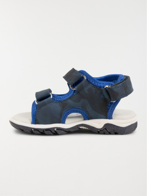 Sandales navy scratchs garçon (20-23)