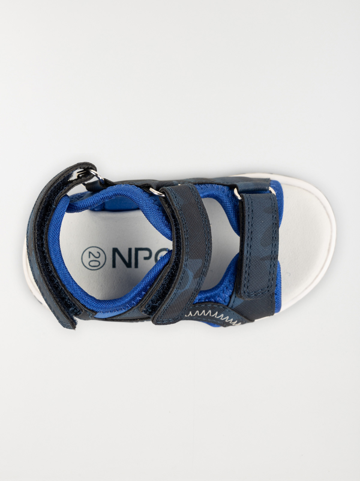 Sandales navy scratchs garçon (20-23)