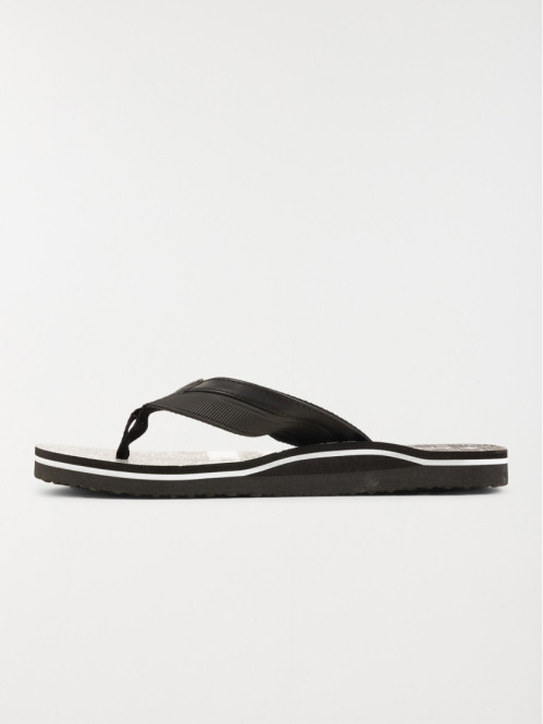 Tongs noires imprimées...