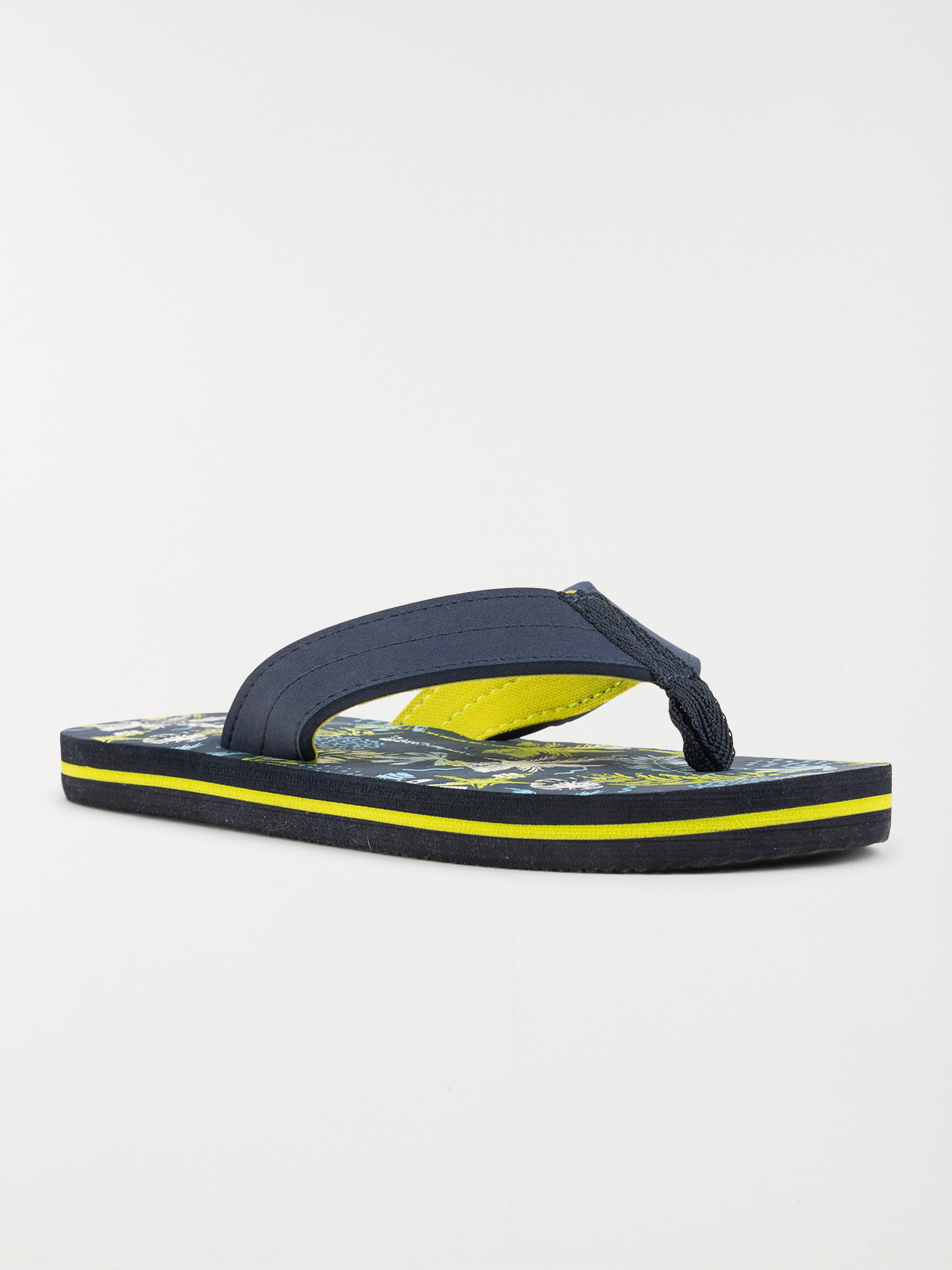 Tongs motif feuillage garçon (31-35)