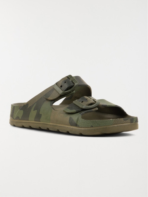 Sandales motif camouflage...