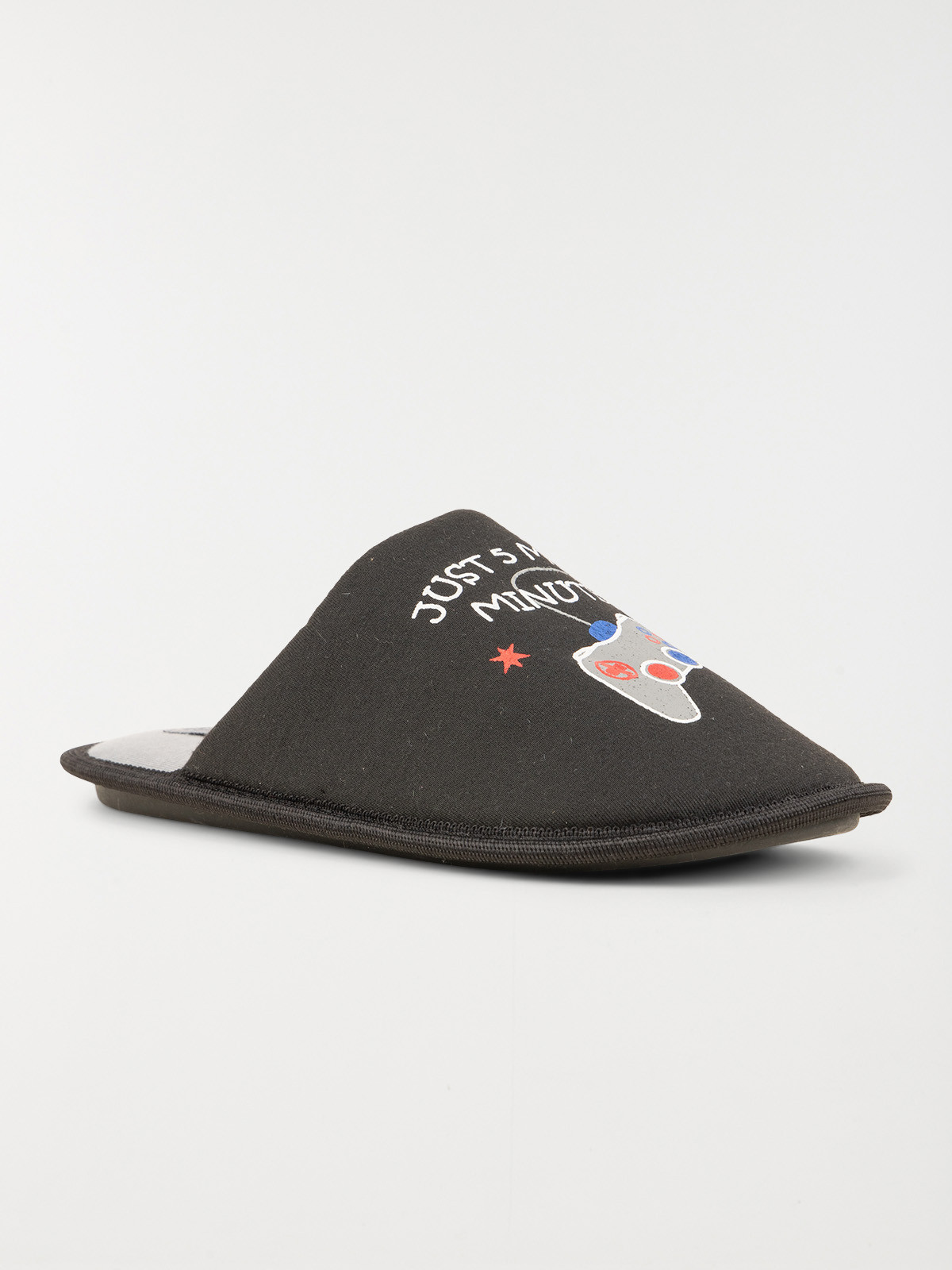 Chaussons jeu vidéo noir garçon (31-38)