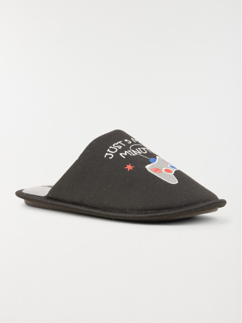 Chaussons jeu vidéo noir garçon (31-38)