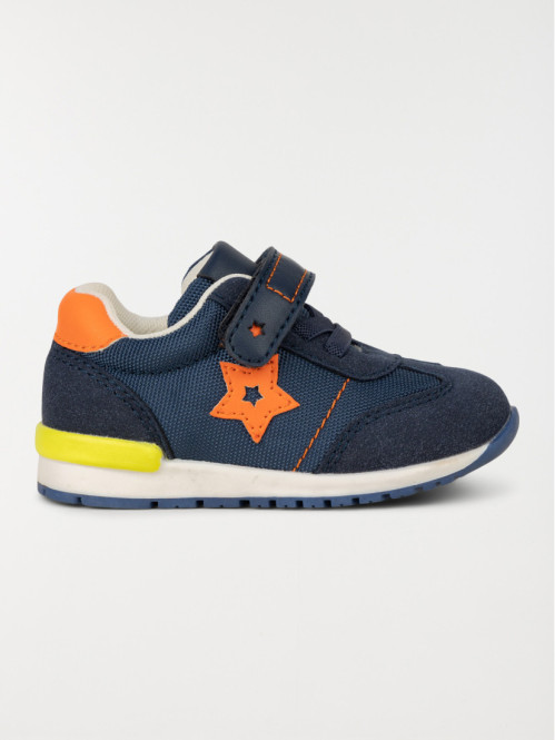 Basket étoile navy garçon (20-23)