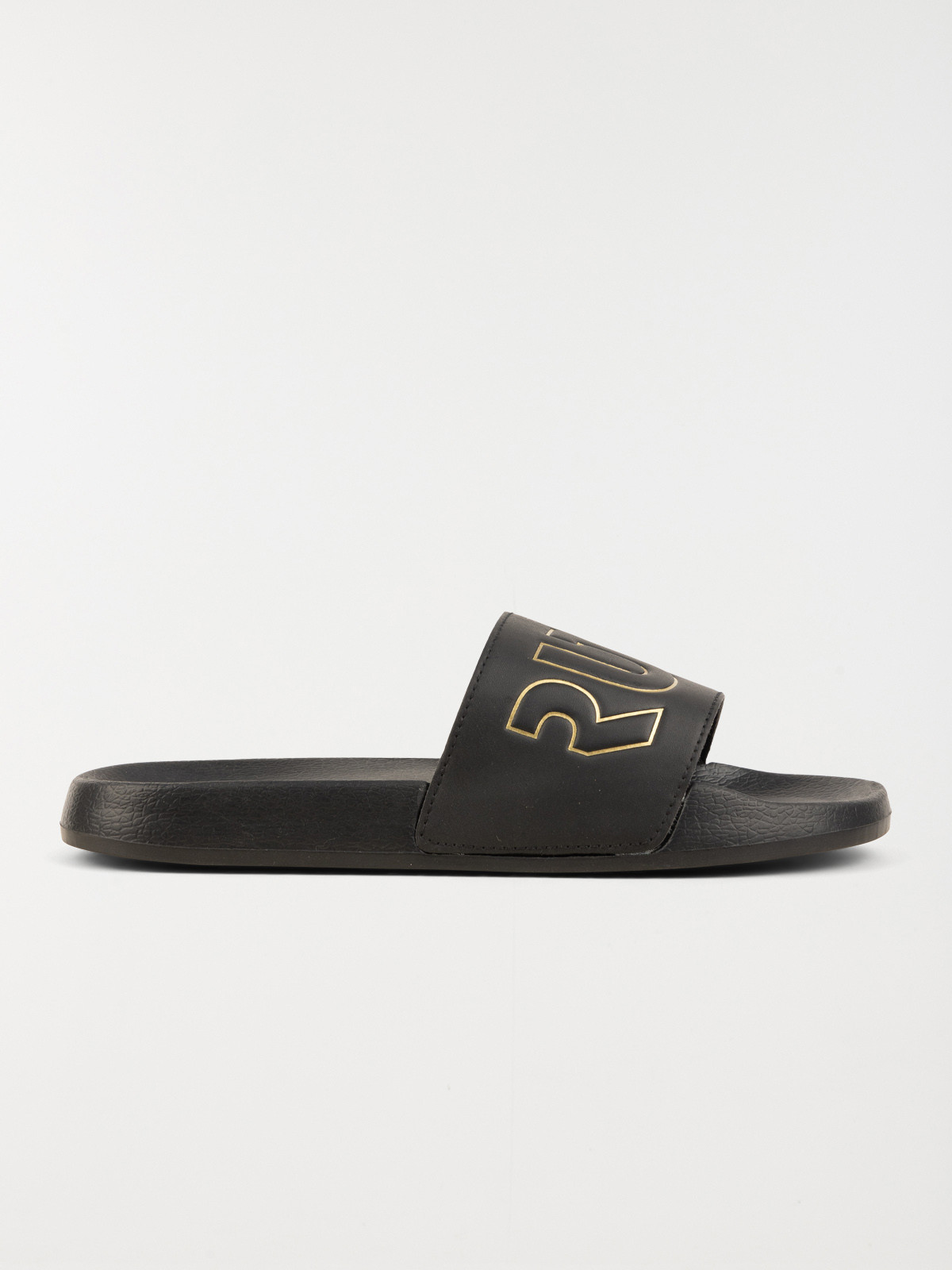 Claquettes noires run homme (40-46)