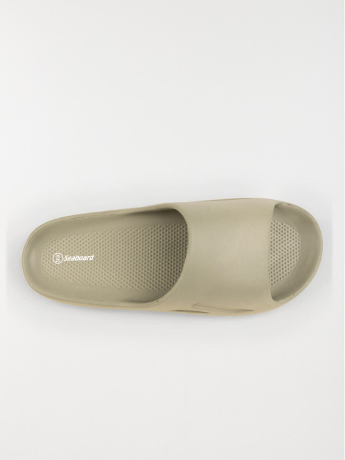 Claquettes coloris kaki homme (41-46)