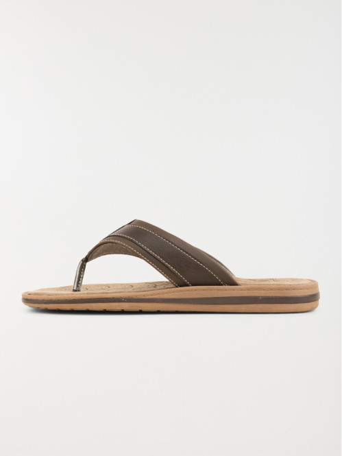 Nu-pieds marrons homme (41-46)