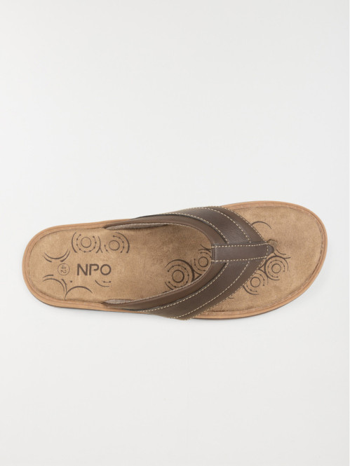Nu-pieds marrons homme (41-46)