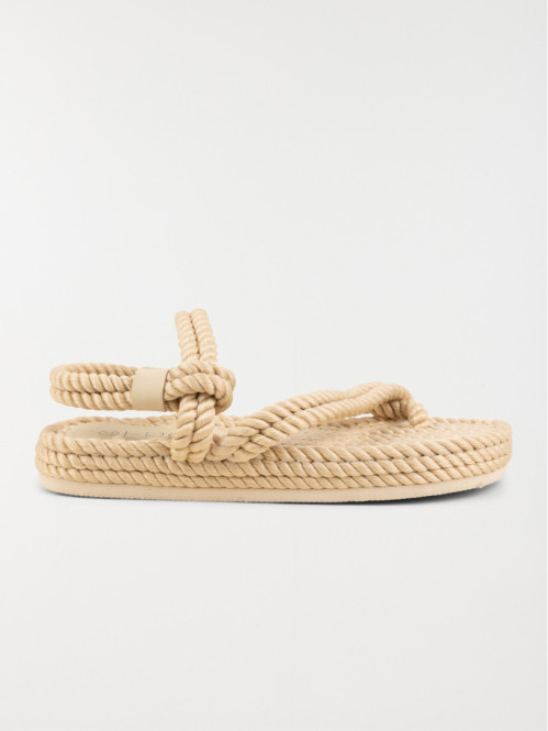 Sandale plate corde femme (36-41)