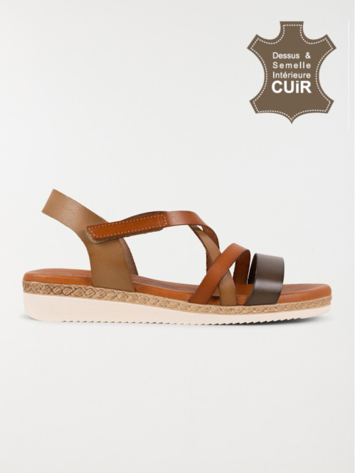 Sandale marron femme (36-41)