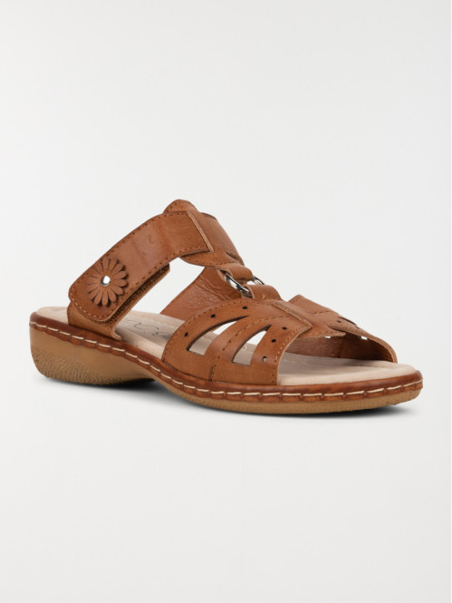 Mules marrons femme (36-41)