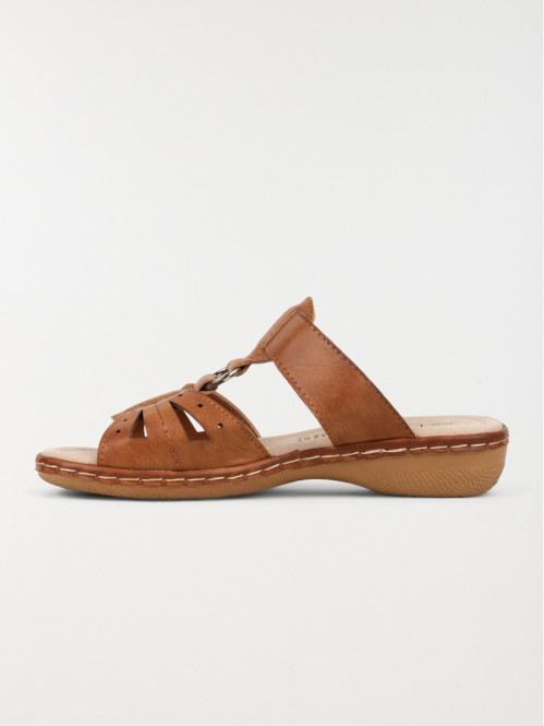 Mules marrons femme (36-41)