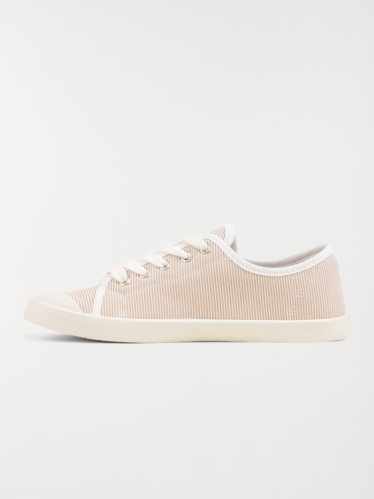 Tennis beige à rayures femme (36-41) Tennis beige à rayures femme (36-41)