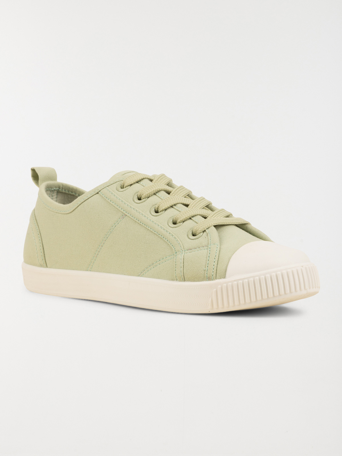 Tennis toile verte femme (36-41)