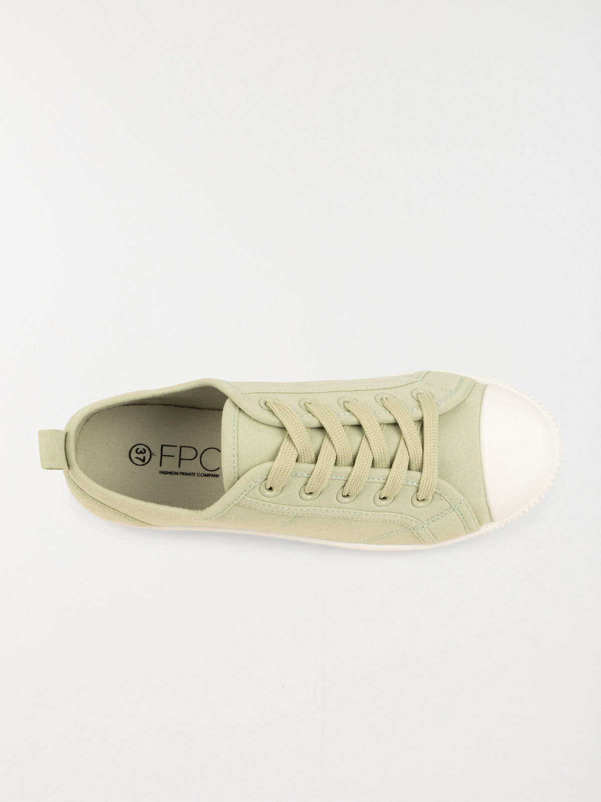 Tennis toile verte femme (36-41)