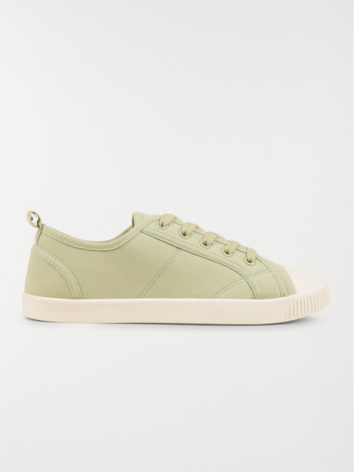 Tennis toile verte femme (36-41)