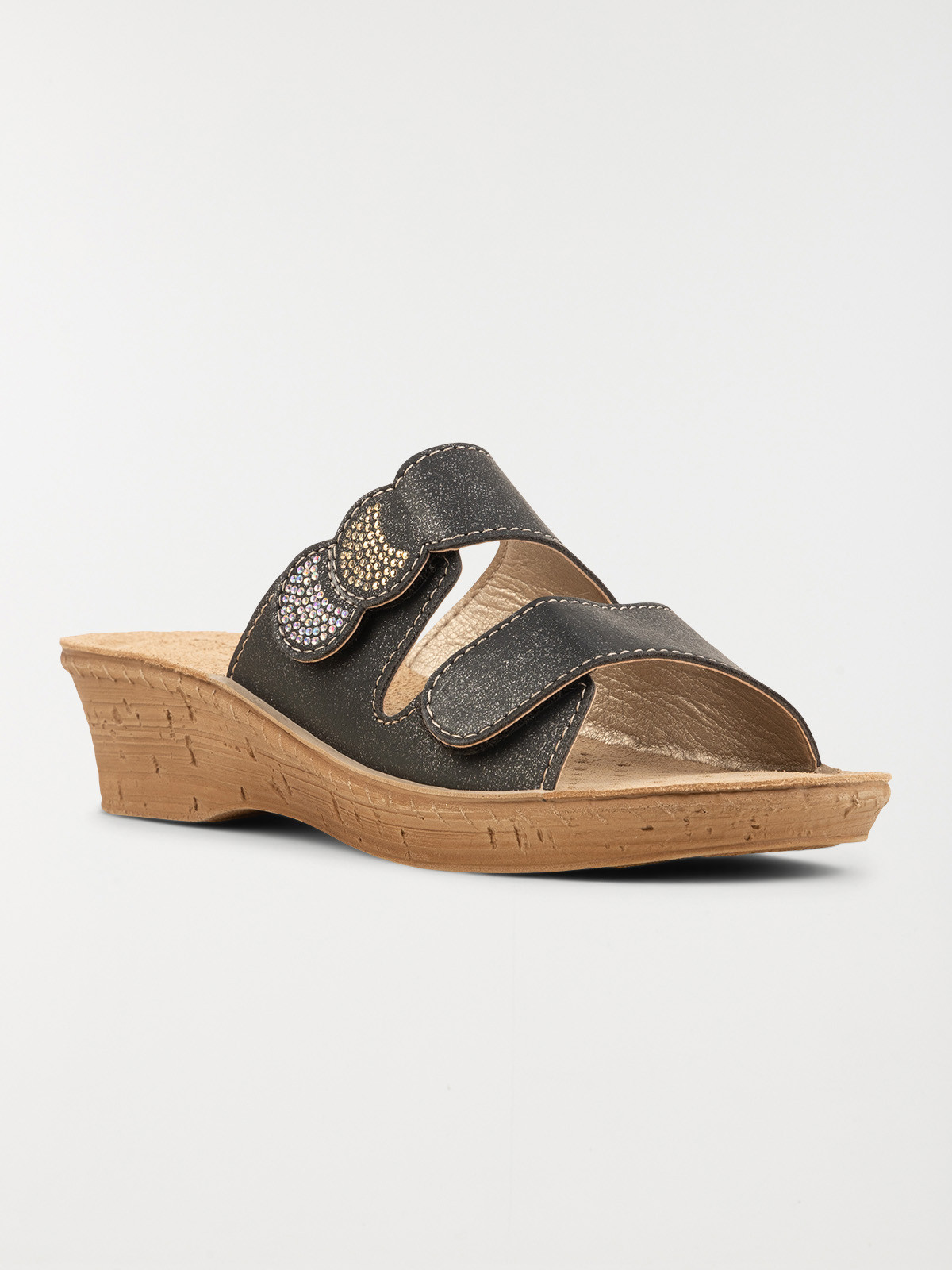 Mules conforts noires femme (35-41)