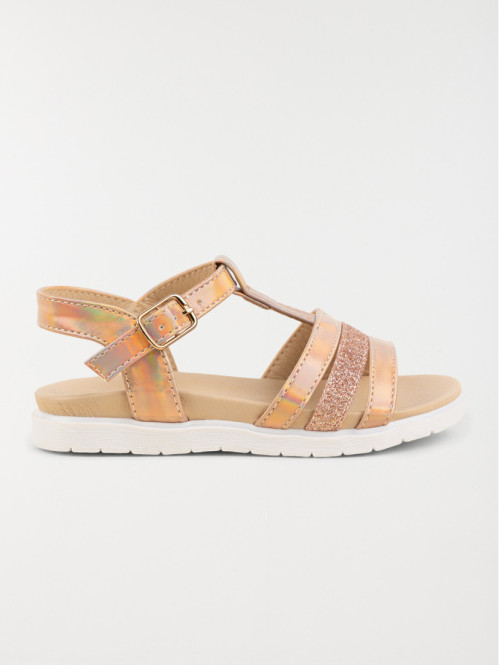Sandales roses brillantes fille (24-30)