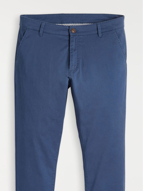 Pantalon chino slim coloris encre homme 
