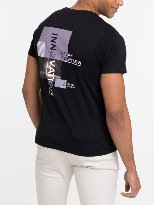 T-shirt imprimé devant et dos homme T-shirt imprimé devant et dos homme