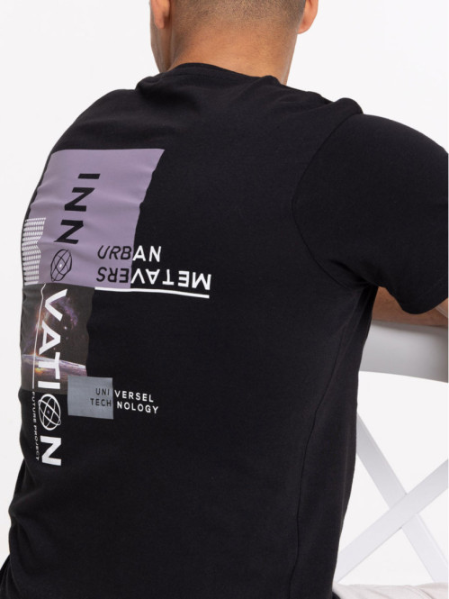 T-shirt imprimé devant et dos homme T-shirt imprimé devant et dos homme