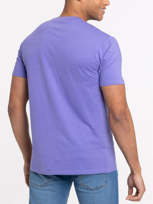 T-shirt Rick et Morty homme violet