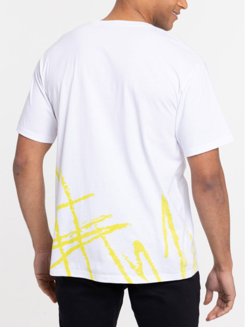 T-shirt imprimé homme blanc T-shirt imprimé homme blanc