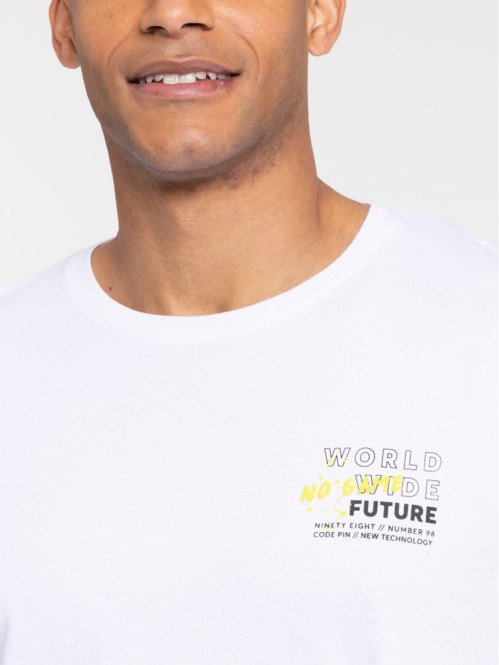 T-shirt imprimé homme blanc T-shirt imprimé homme blanc