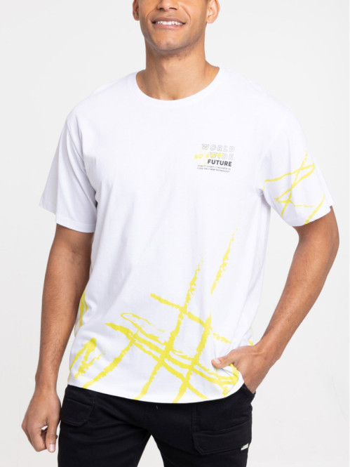 T-shirt imprimé homme blanc T-shirt imprimé homme blanc