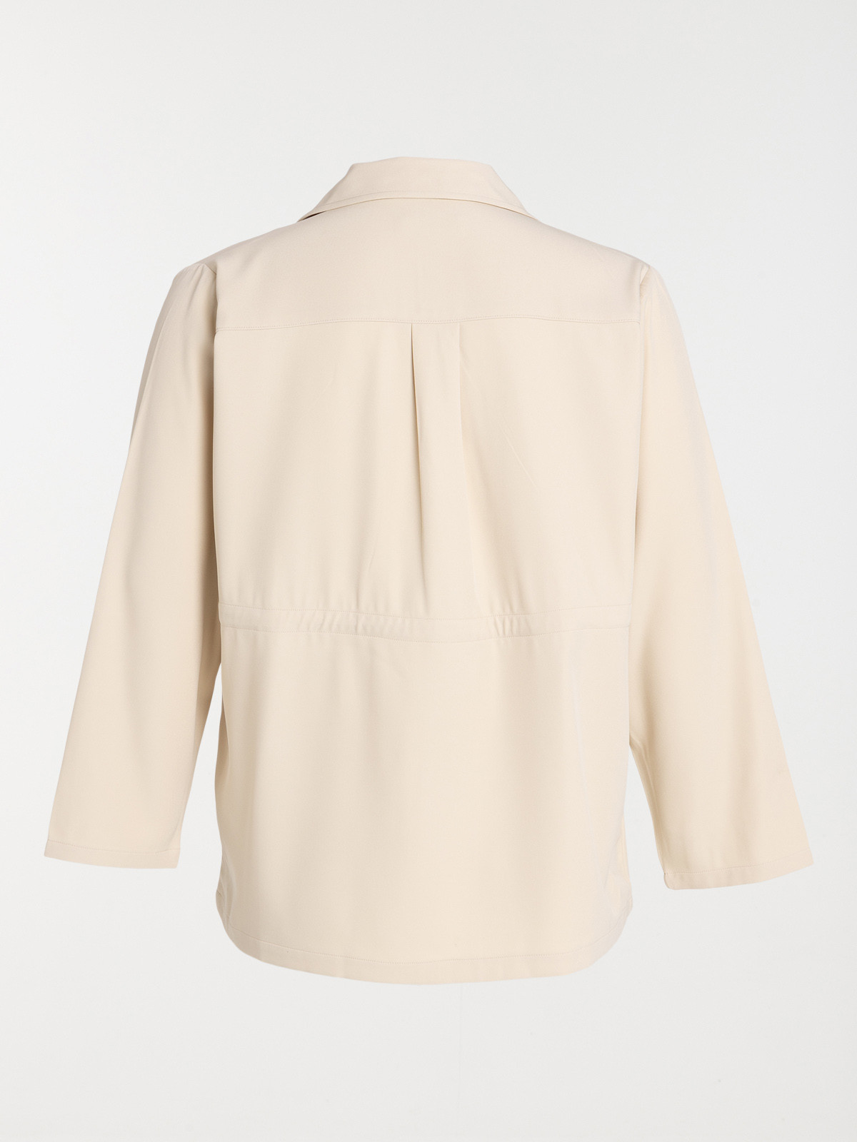 Veste coloris mastic grande taille femme