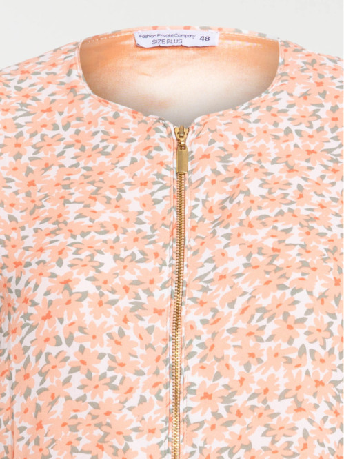 Veste teddy imprimé grande...