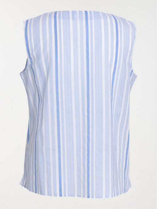 Blouse motif rayé femme grande taille Blouse motif rayé femme grande taille