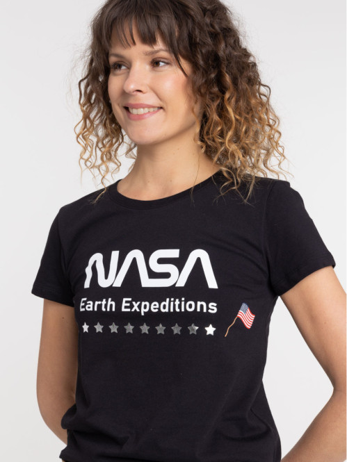 T-shirt manches courtes NASA femme