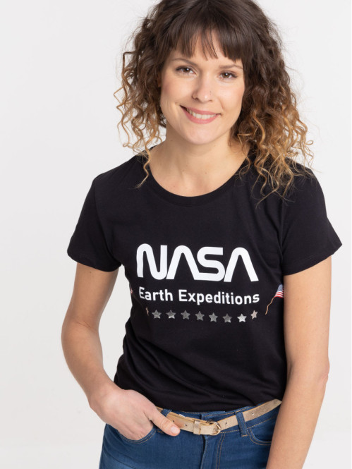 T-shirt manches courtes NASA femme