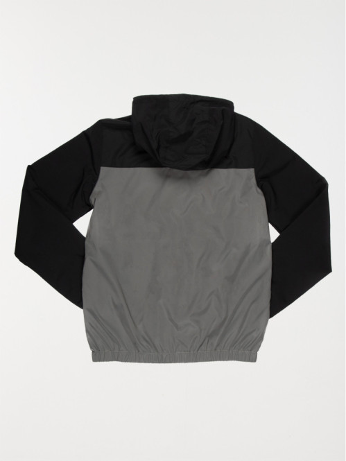 Blouson noir zippé homme