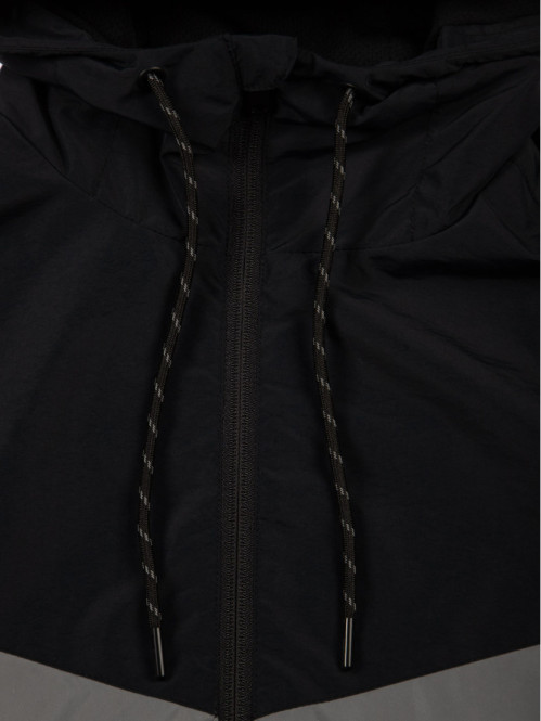 Blouson noir zippé homme