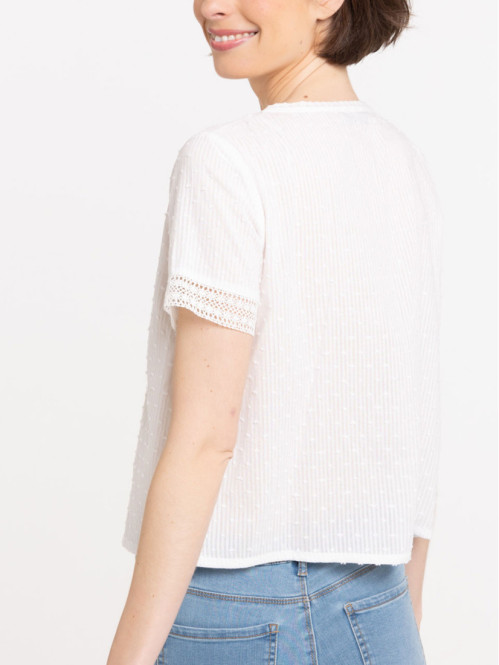 Blouse manche courte Gringe femme