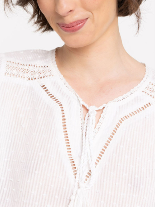 Blouse manche courte Gringe femme