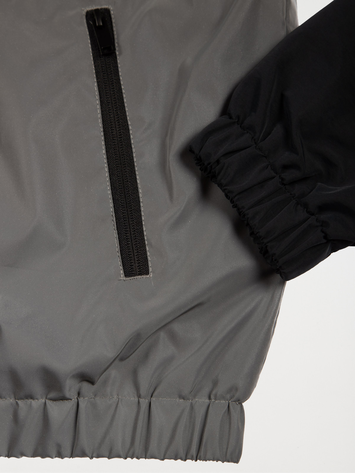 Blouson noir zippé homme