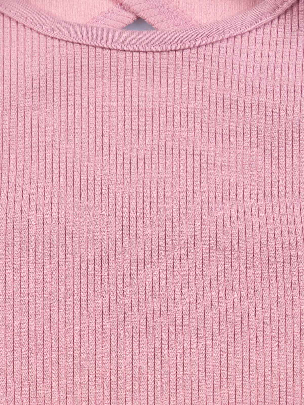 T-shirt découpe dos mauve fille (10-16A) T-shirt découpe dos mauve fille (10-16A)