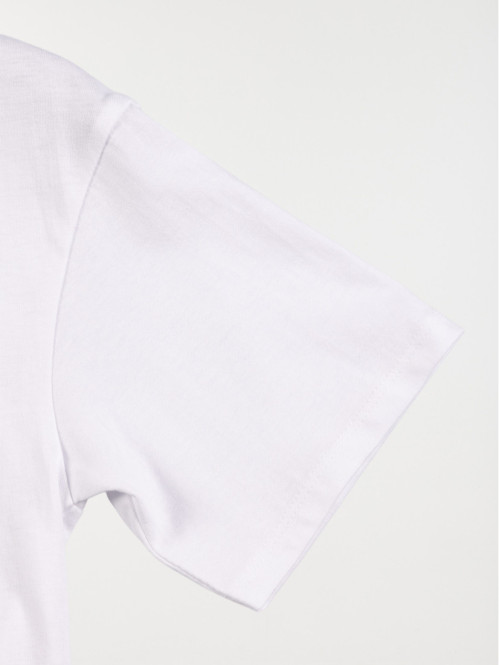 T-shirt message et fleurs fille (10-16A) T-shirt message et fleurs fille (10-16A)