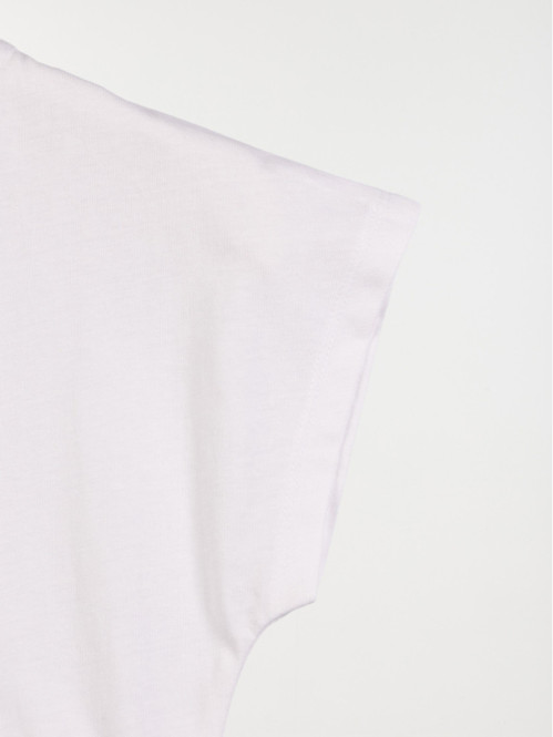 T-shirt motif fleur fille...