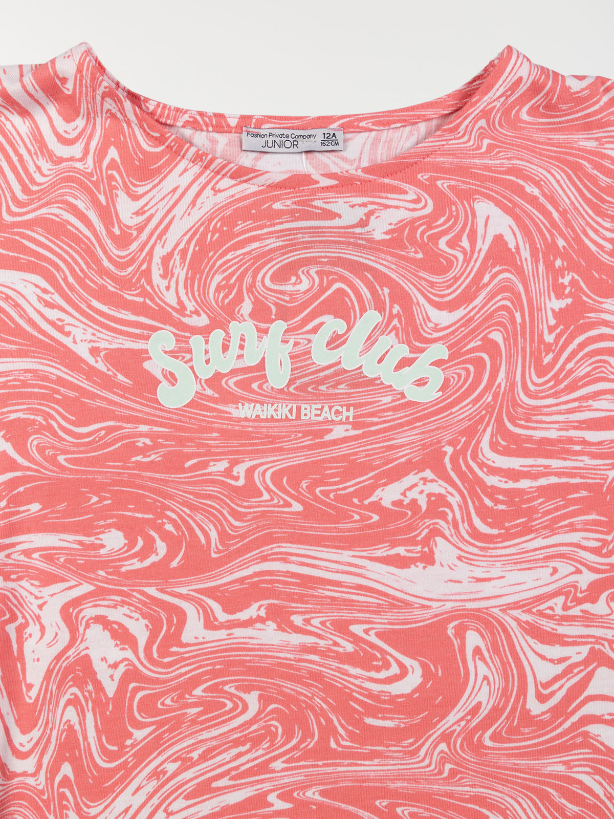 T-shirt cape tie and dye fille (10-16A)