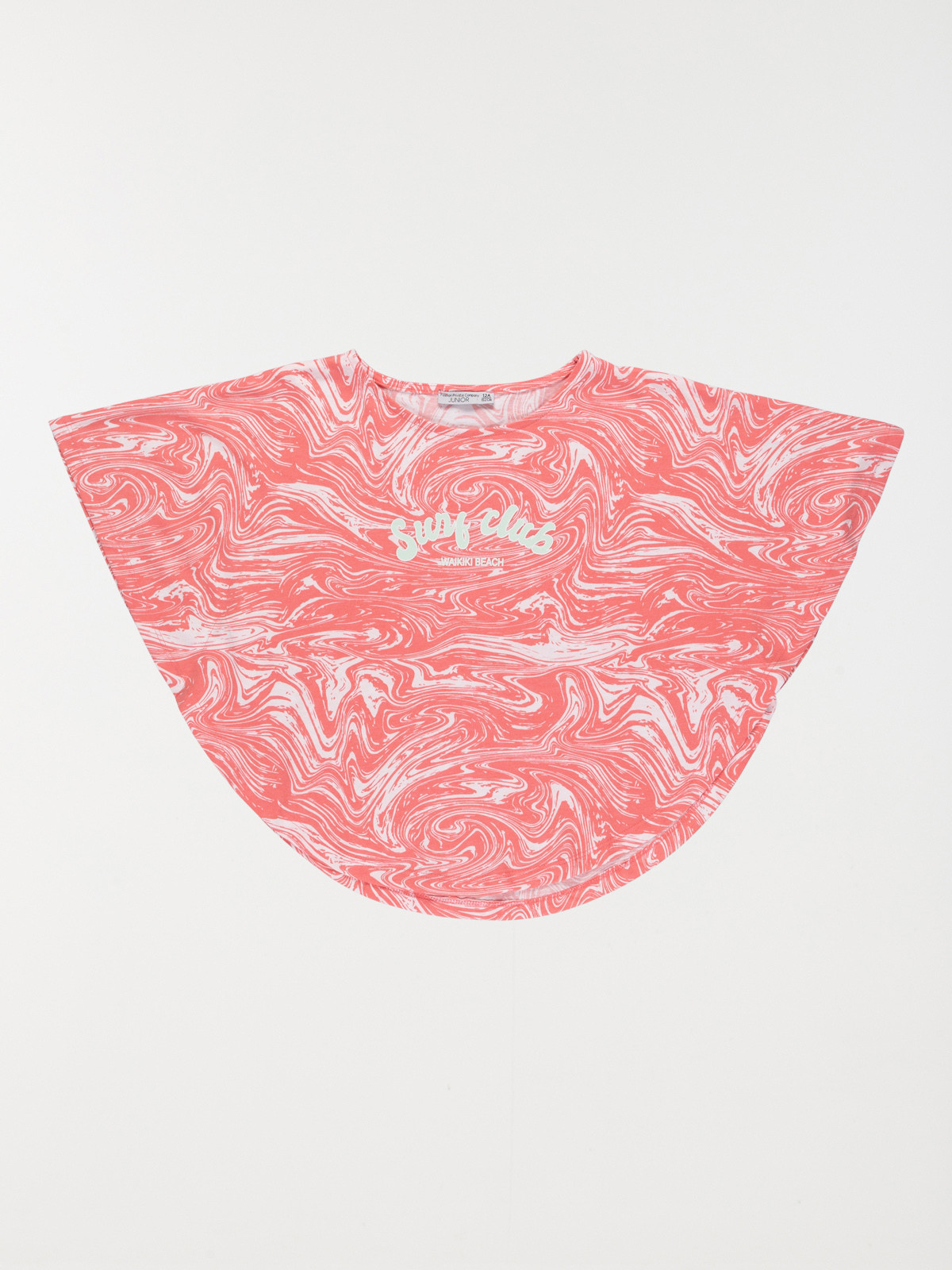 T-shirt cape tie and dye fille (10-16A)