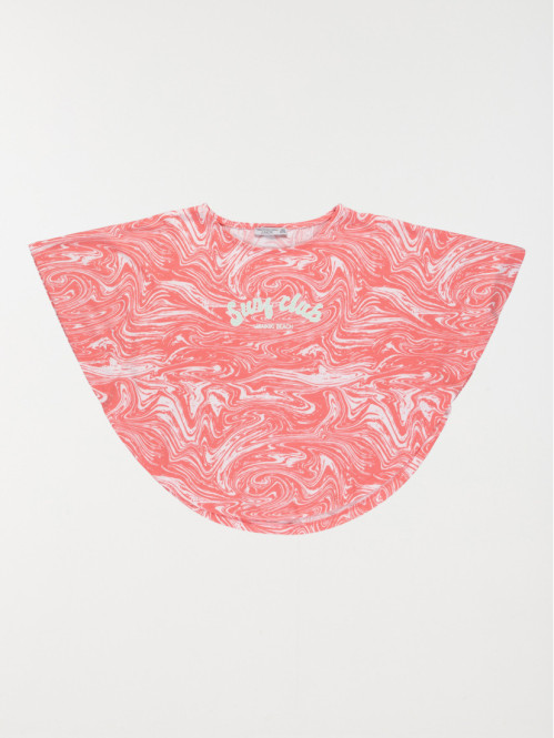 T-shirt cape tie and dye fille (10-16A)