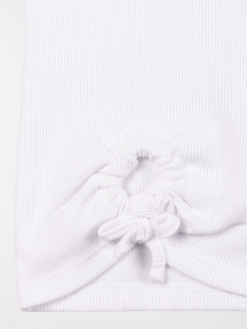 T-shirt fille anneau et noeud (10-16A)